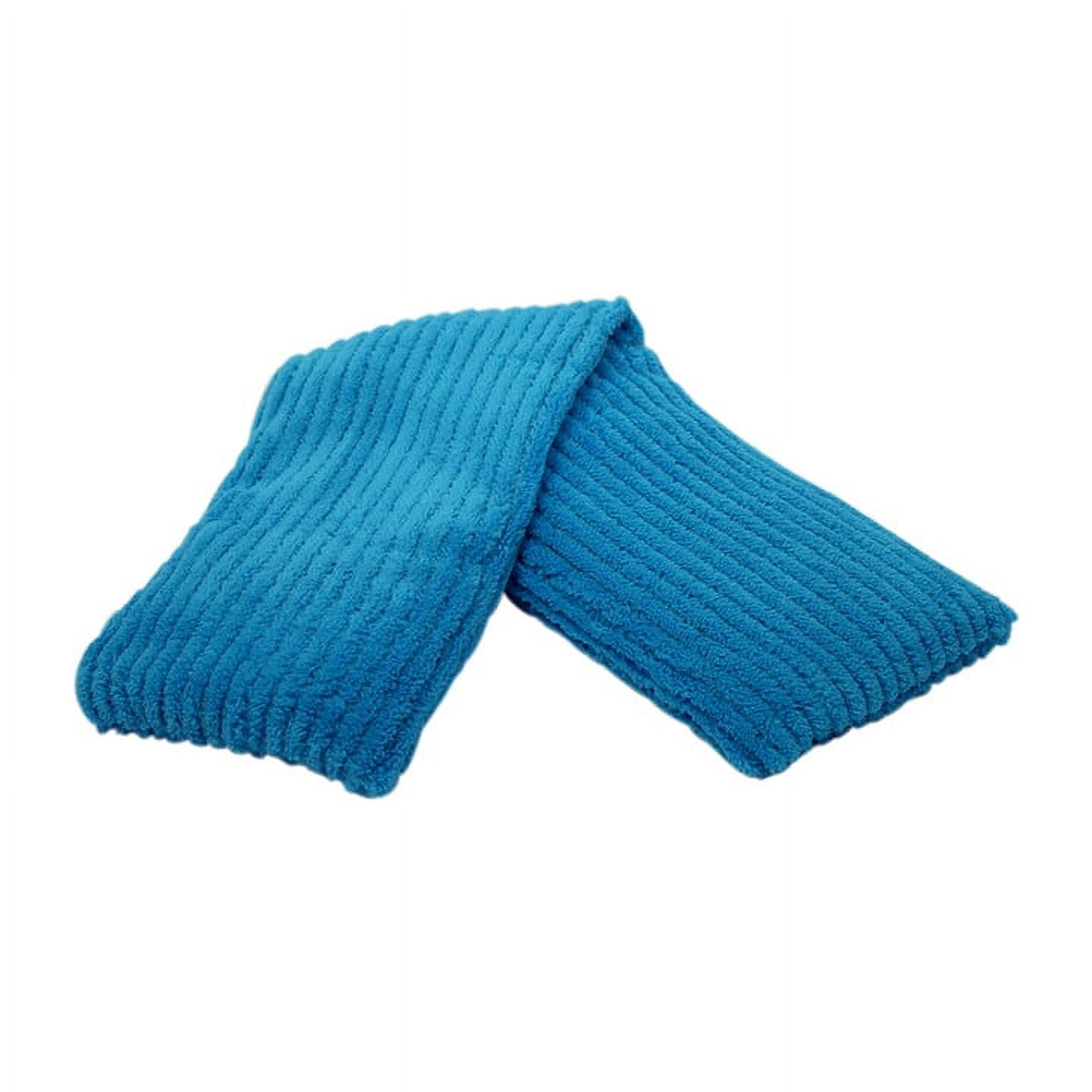Hot-Pak Blue Ribbed Neck & Shoulder Wrap