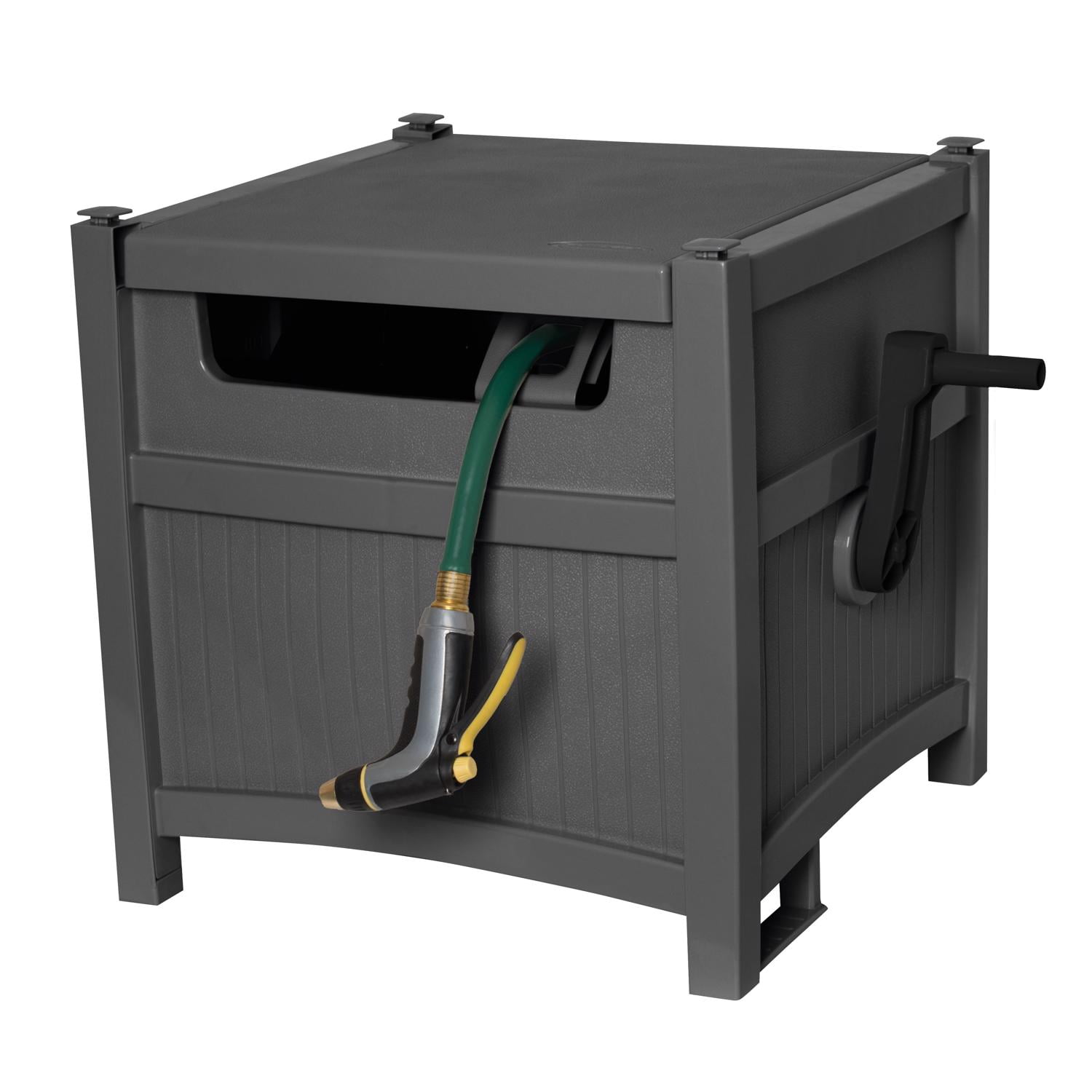 7024940 225 ft. Smart Trak Gray Retractable Free Standing Hideaway Hose Reel