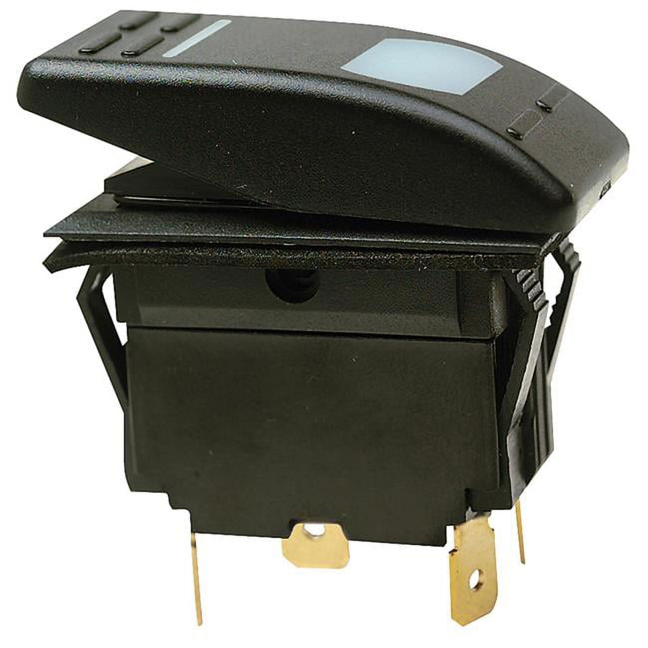 Black Polycarbonate Rocker Switch