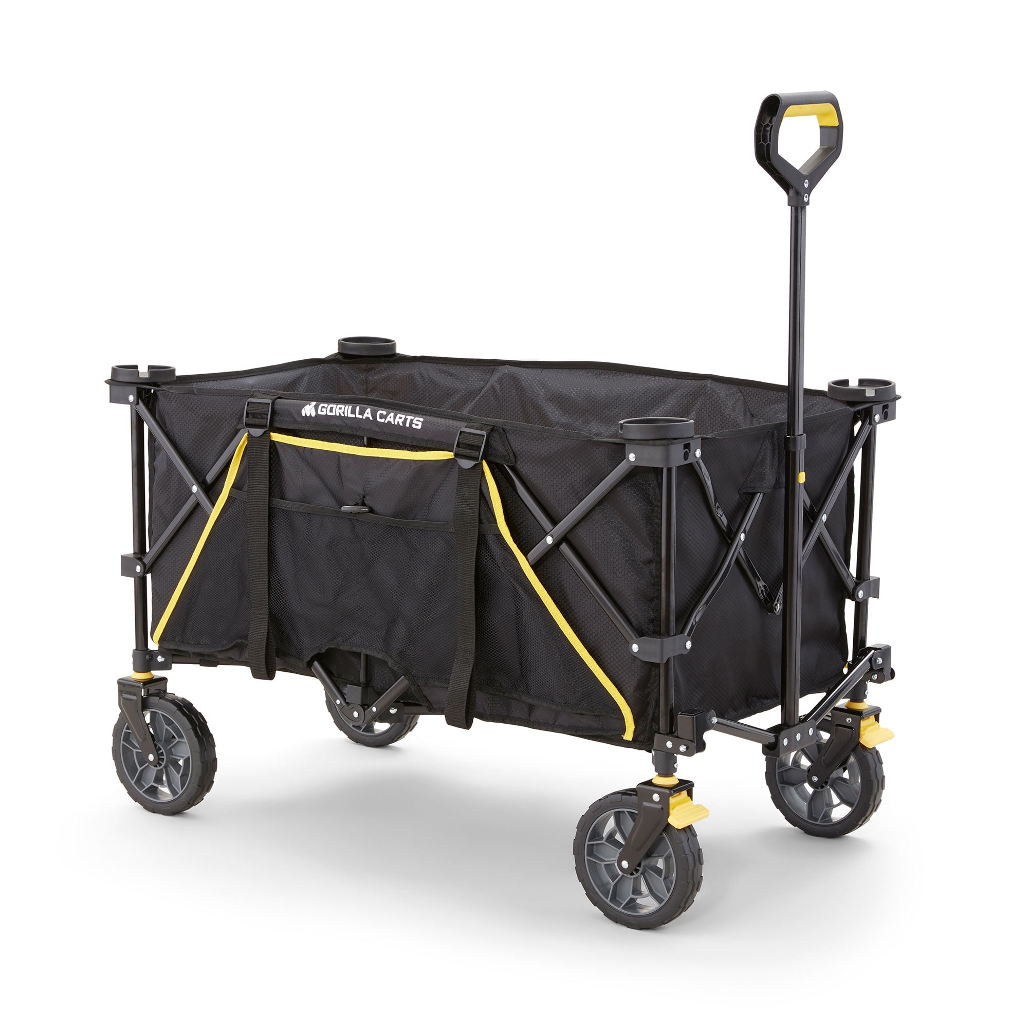 150 lbs Polyester Fabric Folding Utility Wagon Wheelbarrow