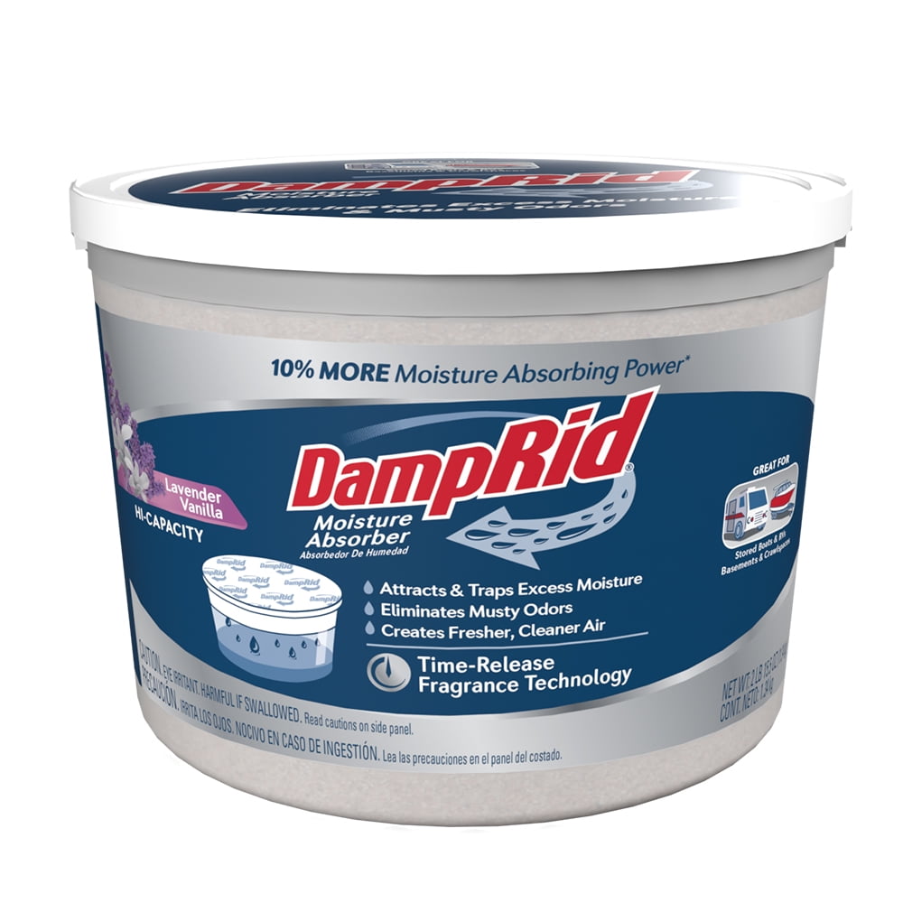 Picture of DampRid 1026717 2 lbs Lavender Vanilla Scent Moisture Absorber