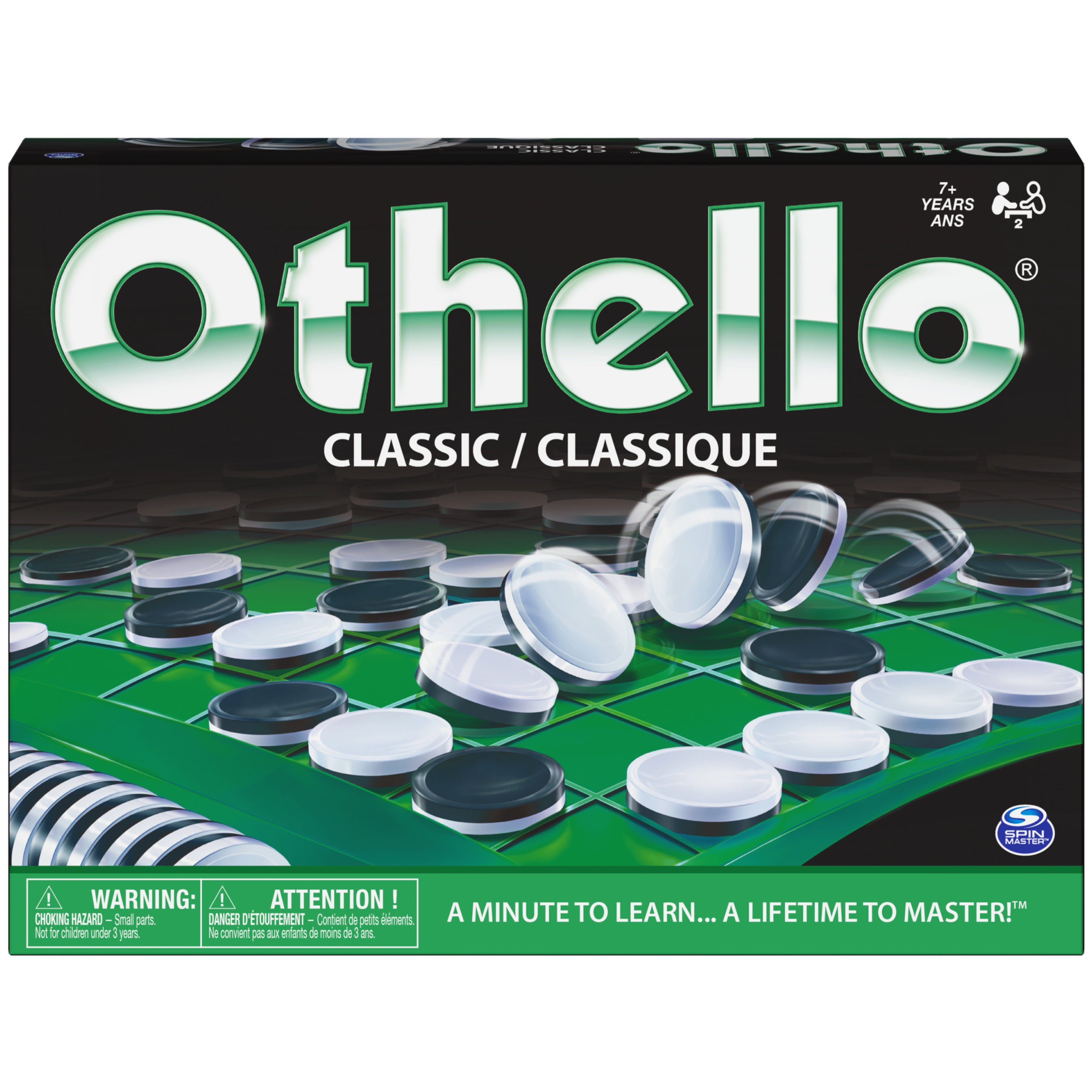 6063639 Assorted Color Classic Othello Board Game, 70 Piece