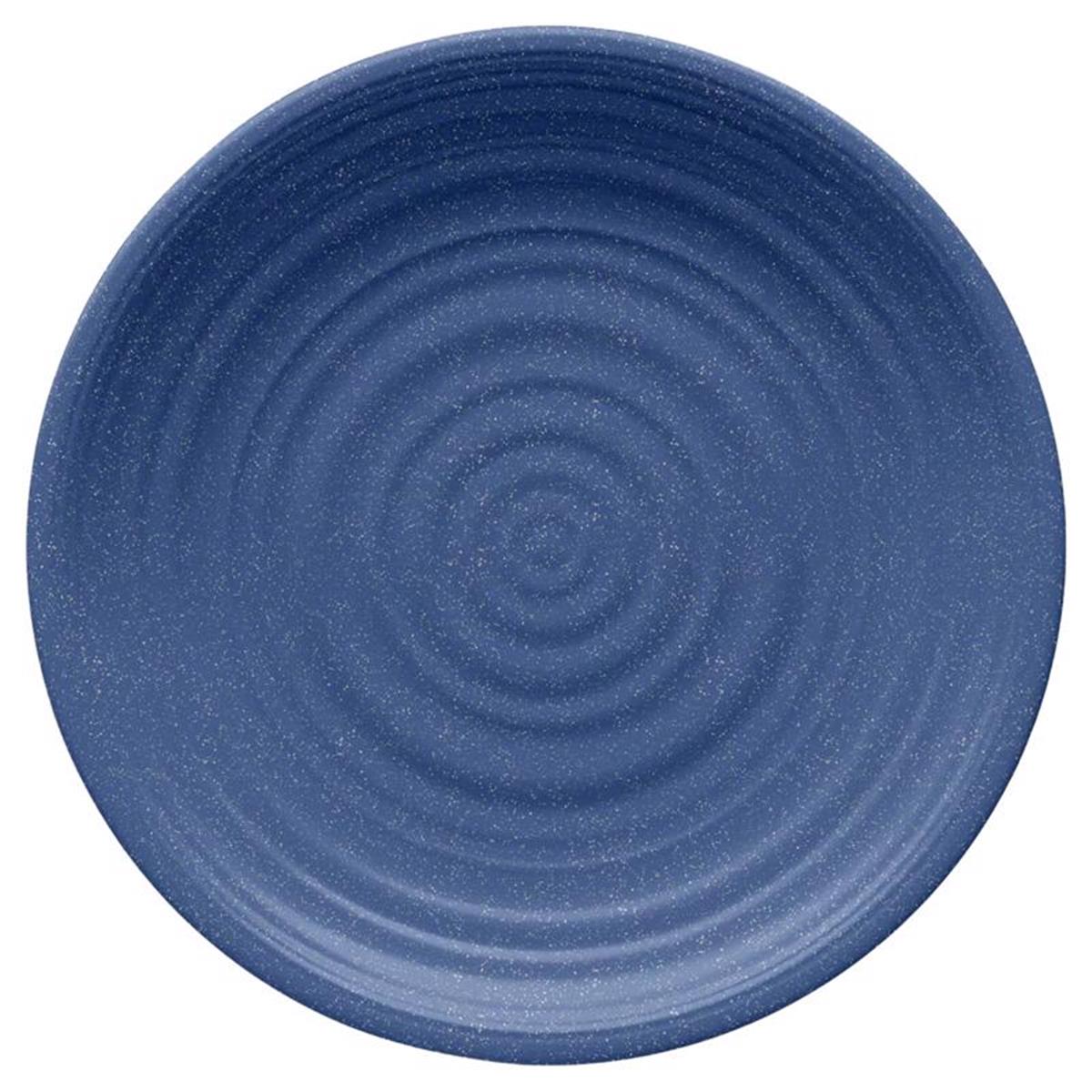 Picture of Tarhong 6060387 Blue Bamboo & Fiber Artisan Dinner Plate