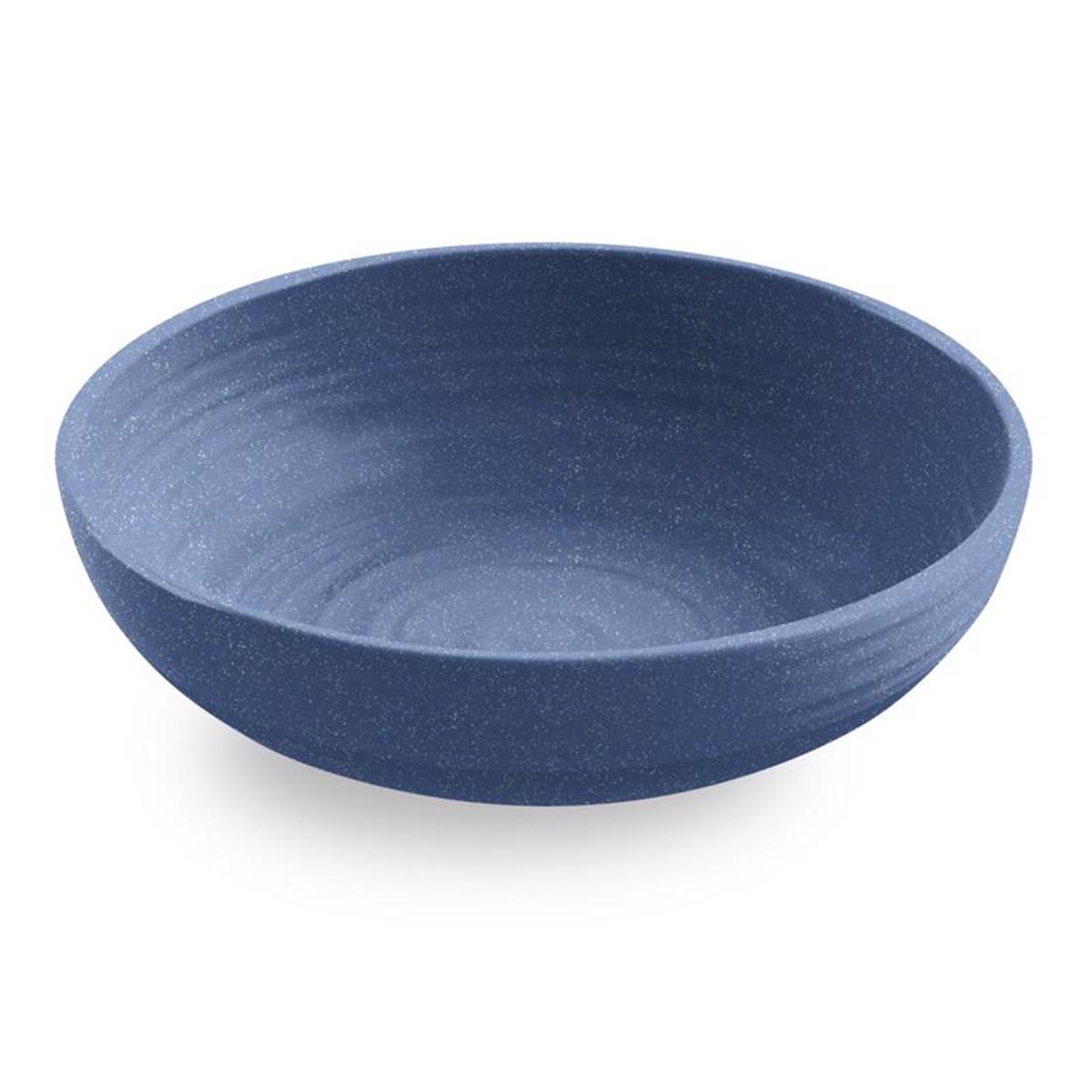 Picture of Tarhong 6060389 Blue Bamboo & Fiber Artisan Low Bowl