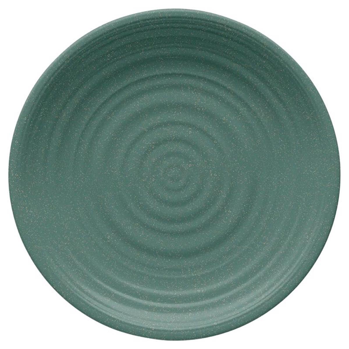 Picture of Tarhong 6060390 Green Bamboo & Fiber Artisan Dinner Plate