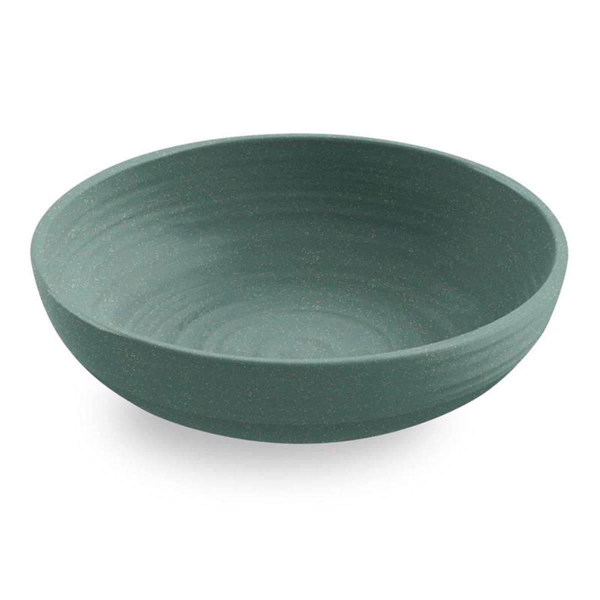 Picture of Tarhong 6060393 Green Bamboo & Fiber Artisan Low Bowl