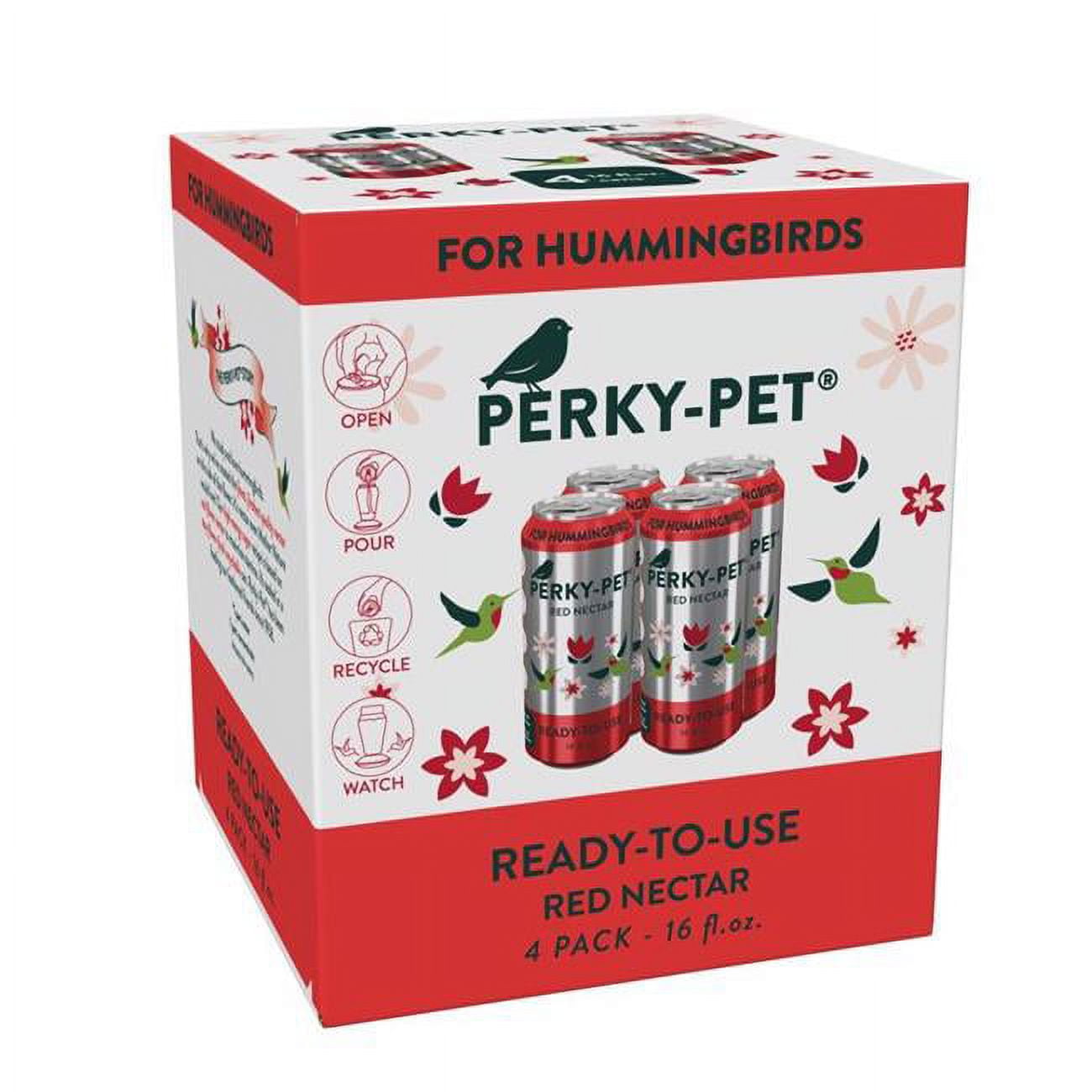 Picture of Perky-Pet 9085215 Humming Bird Sucrose Nectar, Pack of 4