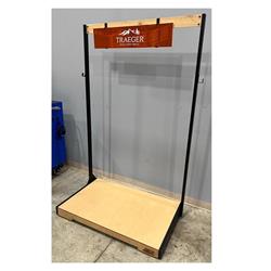 Picture of Retail First 9084992 78 x 52 x 30 in. Black Feature Platform Frame Floor Display&#44; Metal & Wood