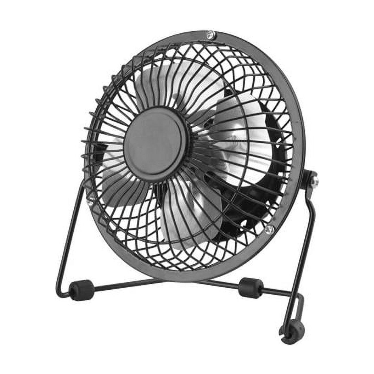 4013674 6.25 x 4 in. Black 1 Speed Table Fan