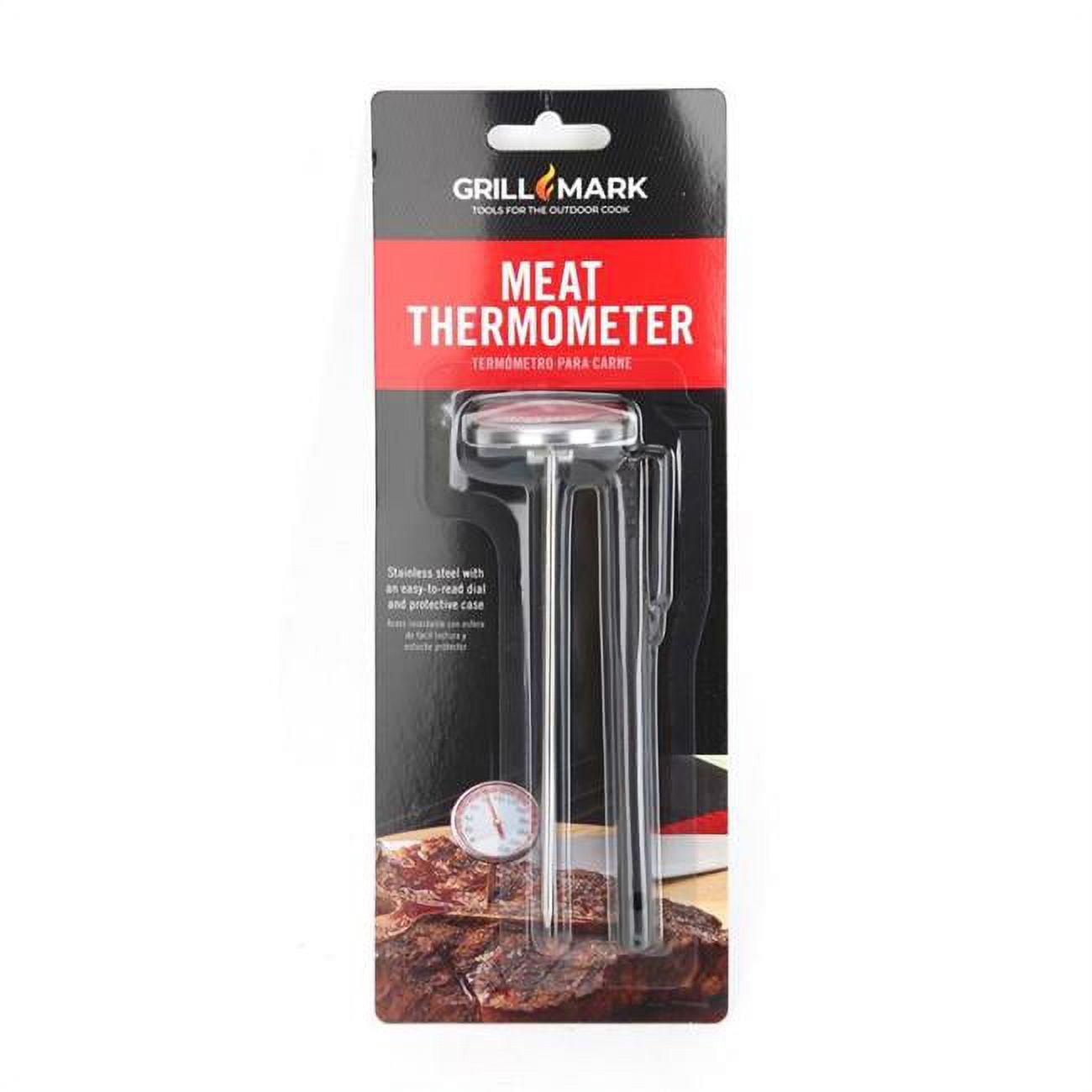 Picture of Grill Mark 8083952 Silver Instant Read Dial Meat Thermometer
