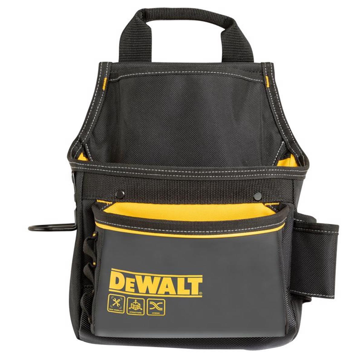 Picture of DeWalt 2029997 Black & Yellow 12 Pocket Ballistic Nylon Professional Tool Pouch