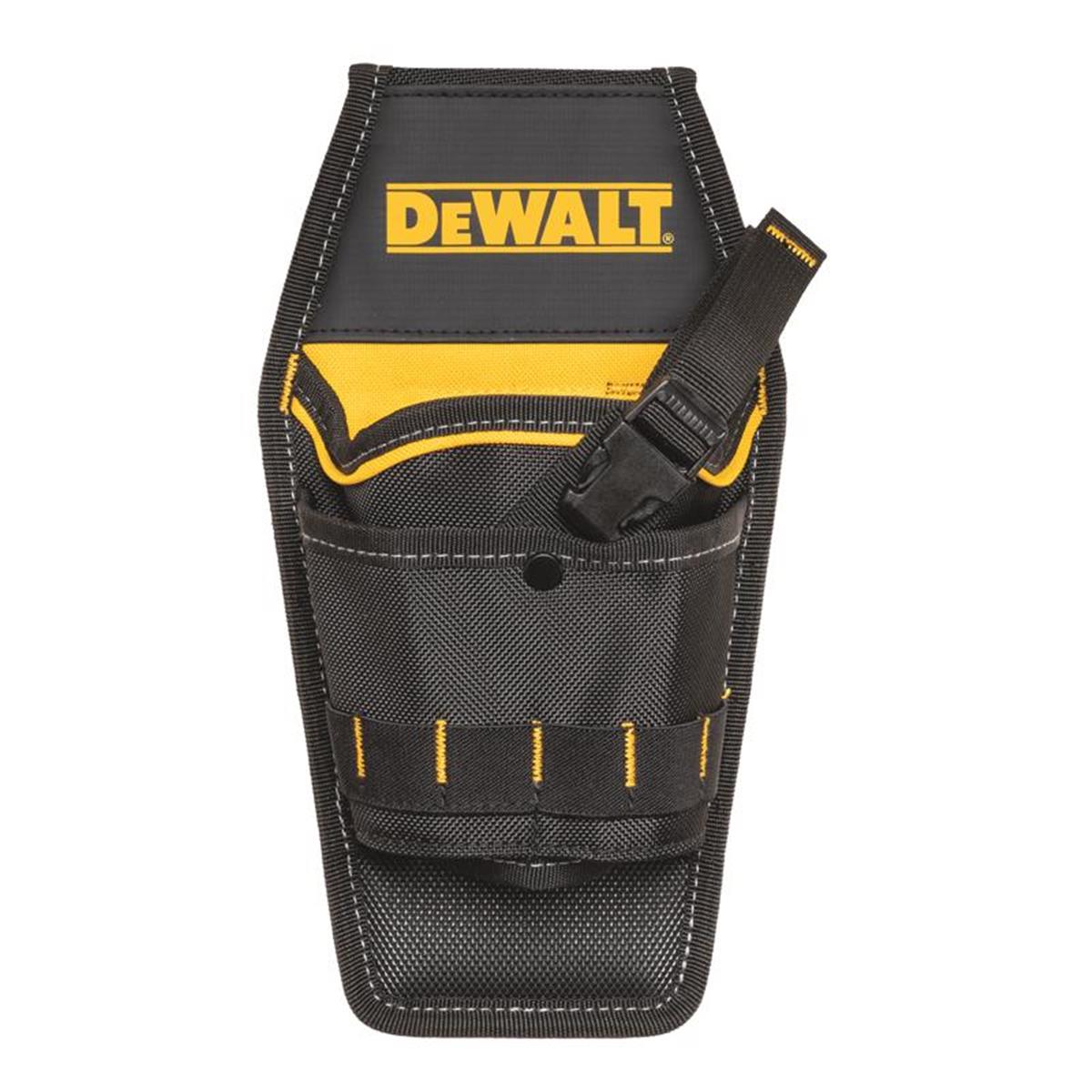 13 Pocket Ballistic Nylon Professional Drill Holster, Black & Yellow
