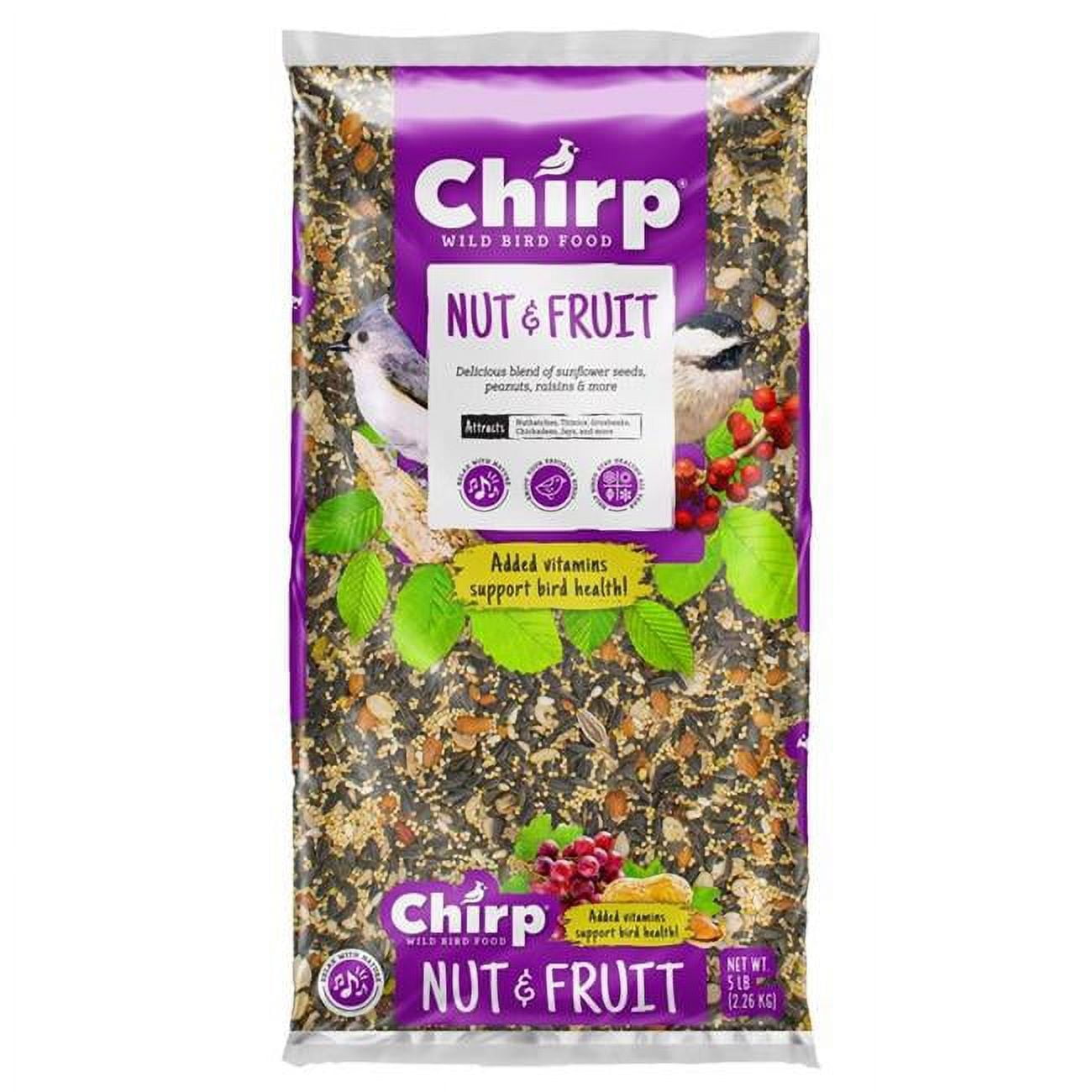 Picture of Chirp 9087759 5 lbs Wild Bird Fruits & Nuts Wild Bird Food