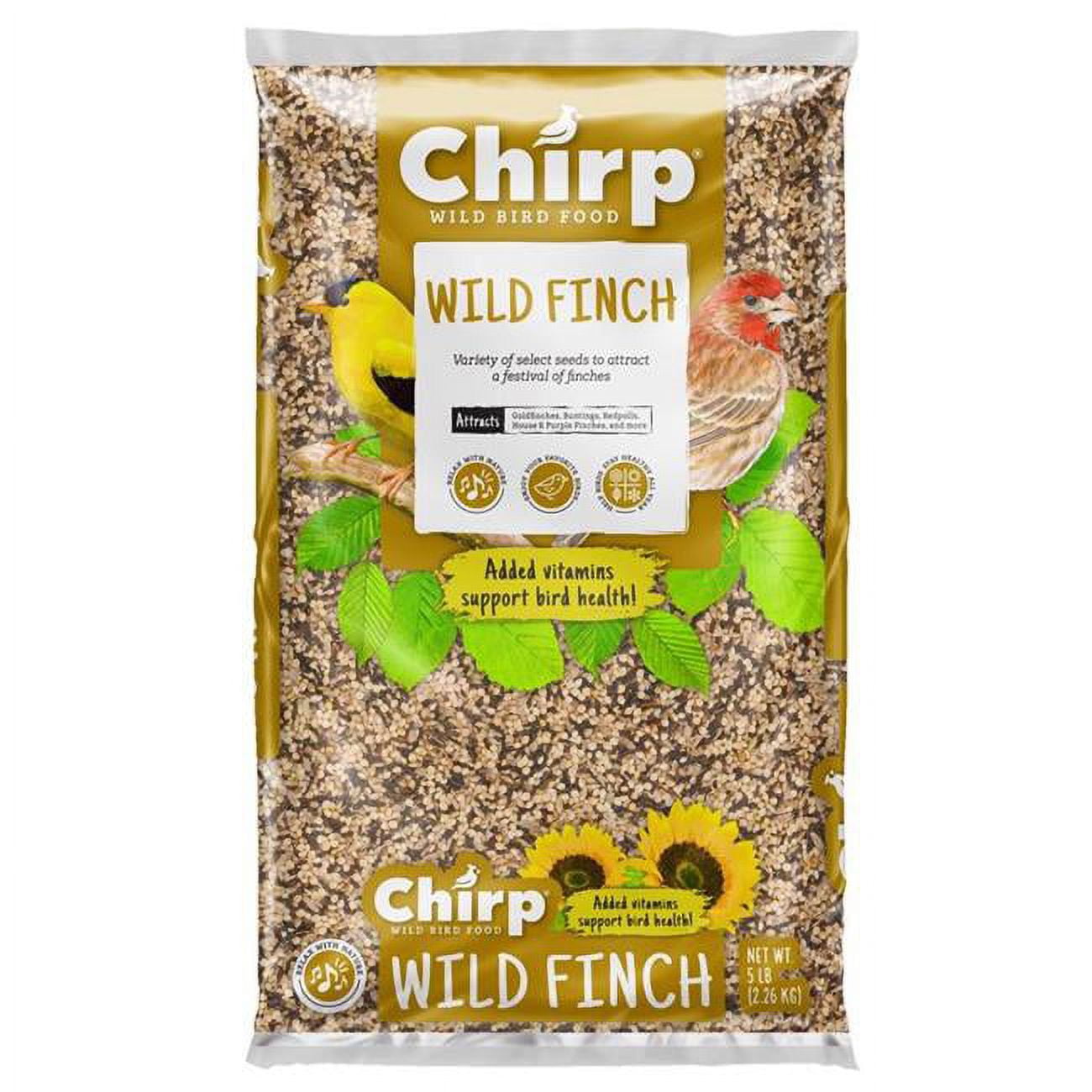 Picture of Chirp 9087763 5 lbs Wild Finch Millet Wild Bird Food