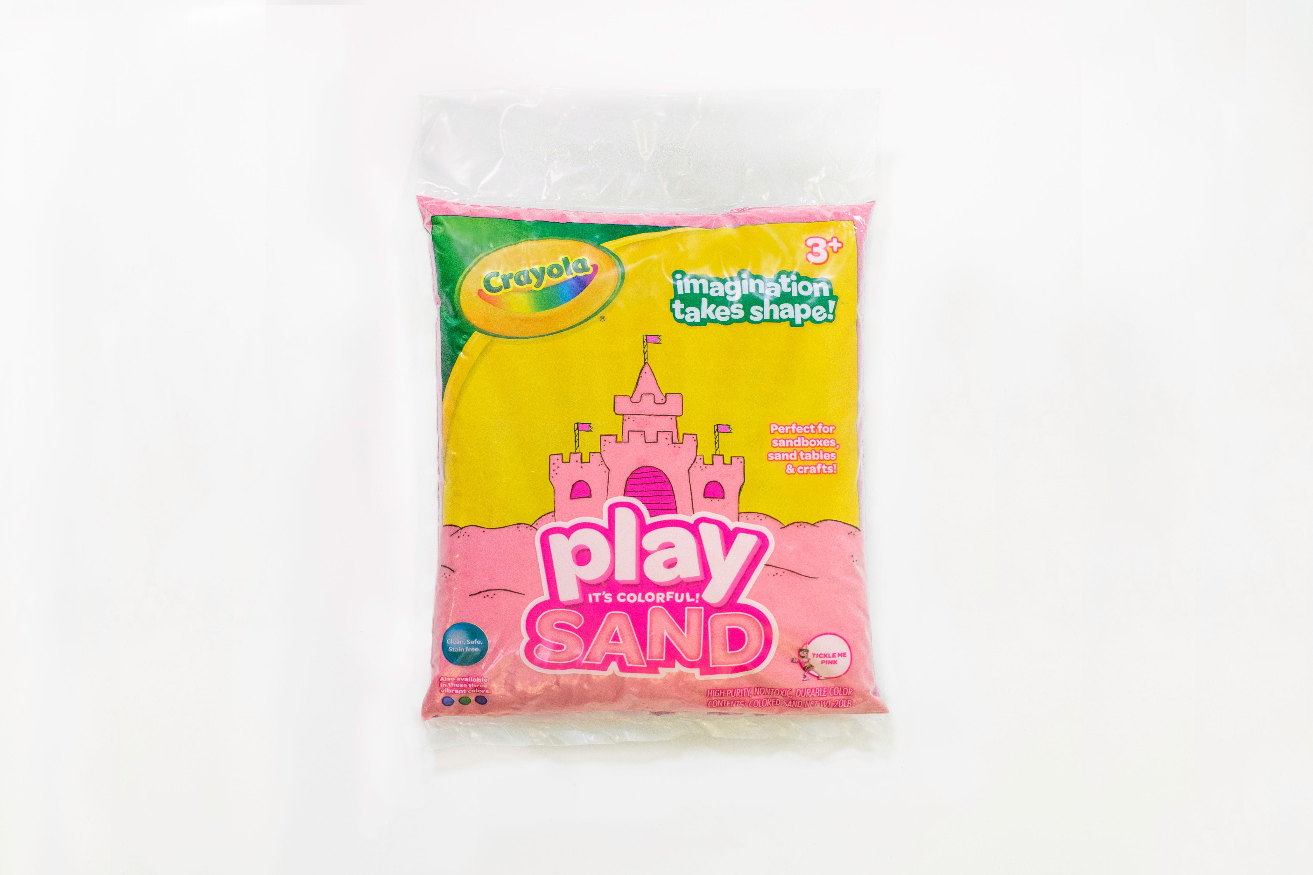 20 lbs Pink Dried Play Sand