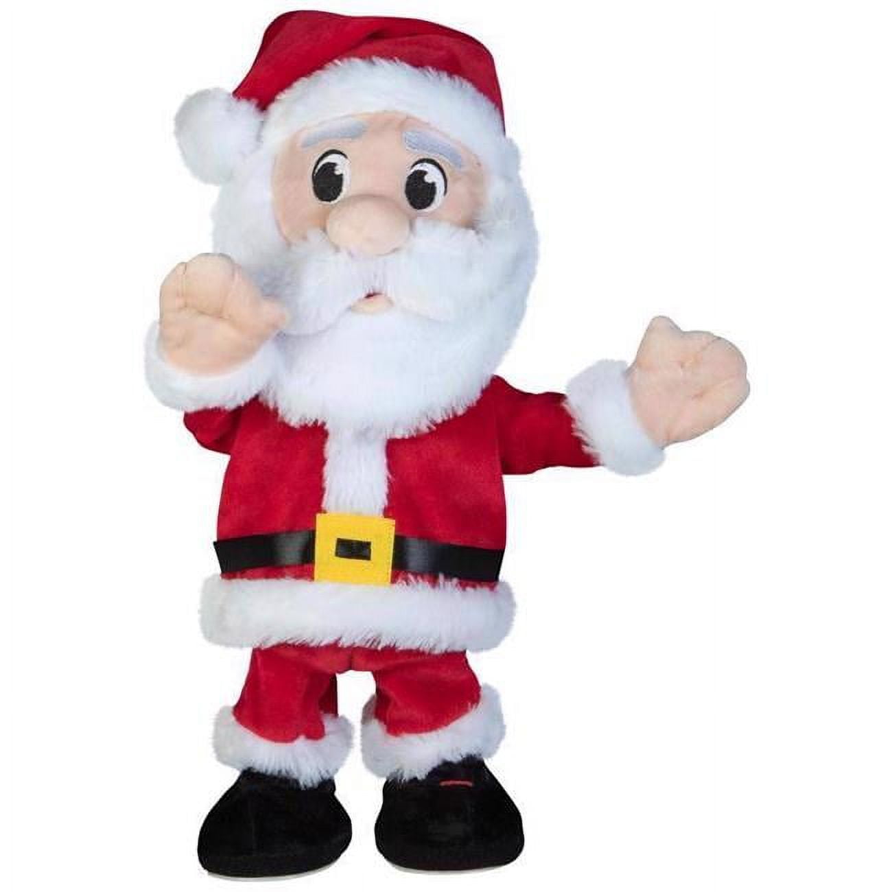 14.57 in. Hands in the Air Dancing Santa Animated Decor, Multi Color - Pack of 6