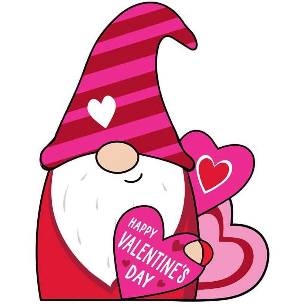 Valentines Day Shimmer Decoration - Pack of 6