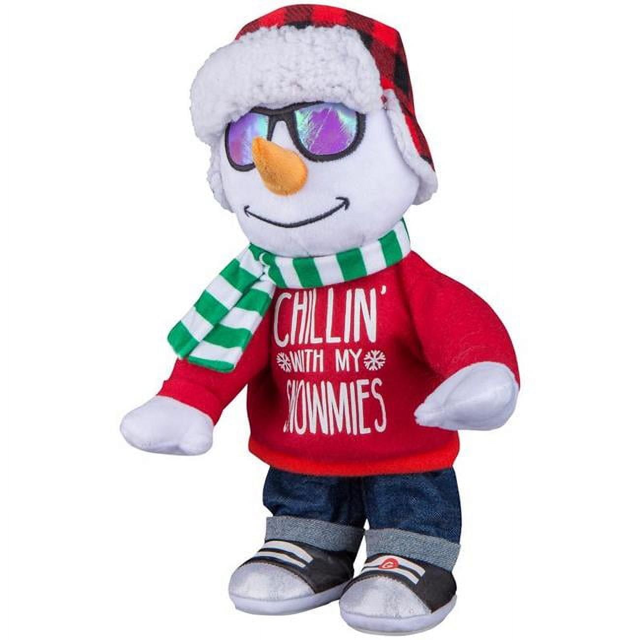Gemmy 9086287 14.17 in. Chillin with My Snowmies Animated Decor, Multi Color - Pack of 6 -  Gemmy Industries