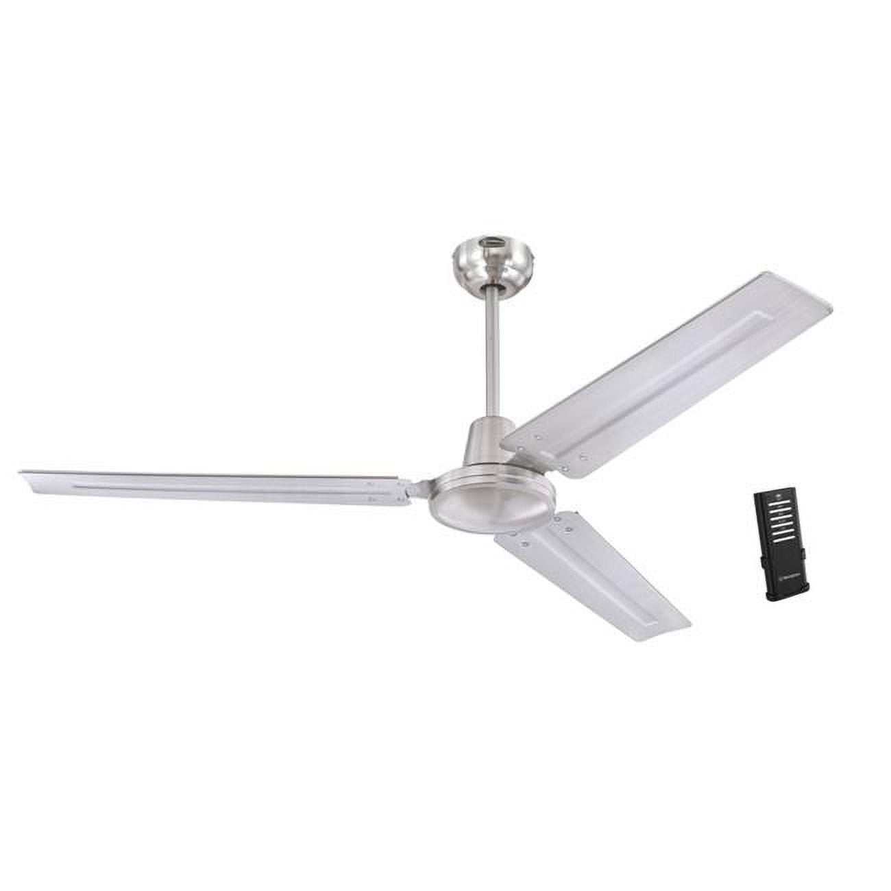 Picture of Westinghouse 3005990 56 in. Jax Brushed Nickel Indoor Ceiling Fan&#44; White