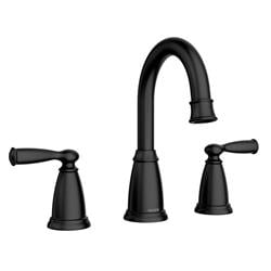 4018921 8 - 16 in. Banbury Widespread Bathroom Sink Faucet, Matte Black -  Moen, 84947BL