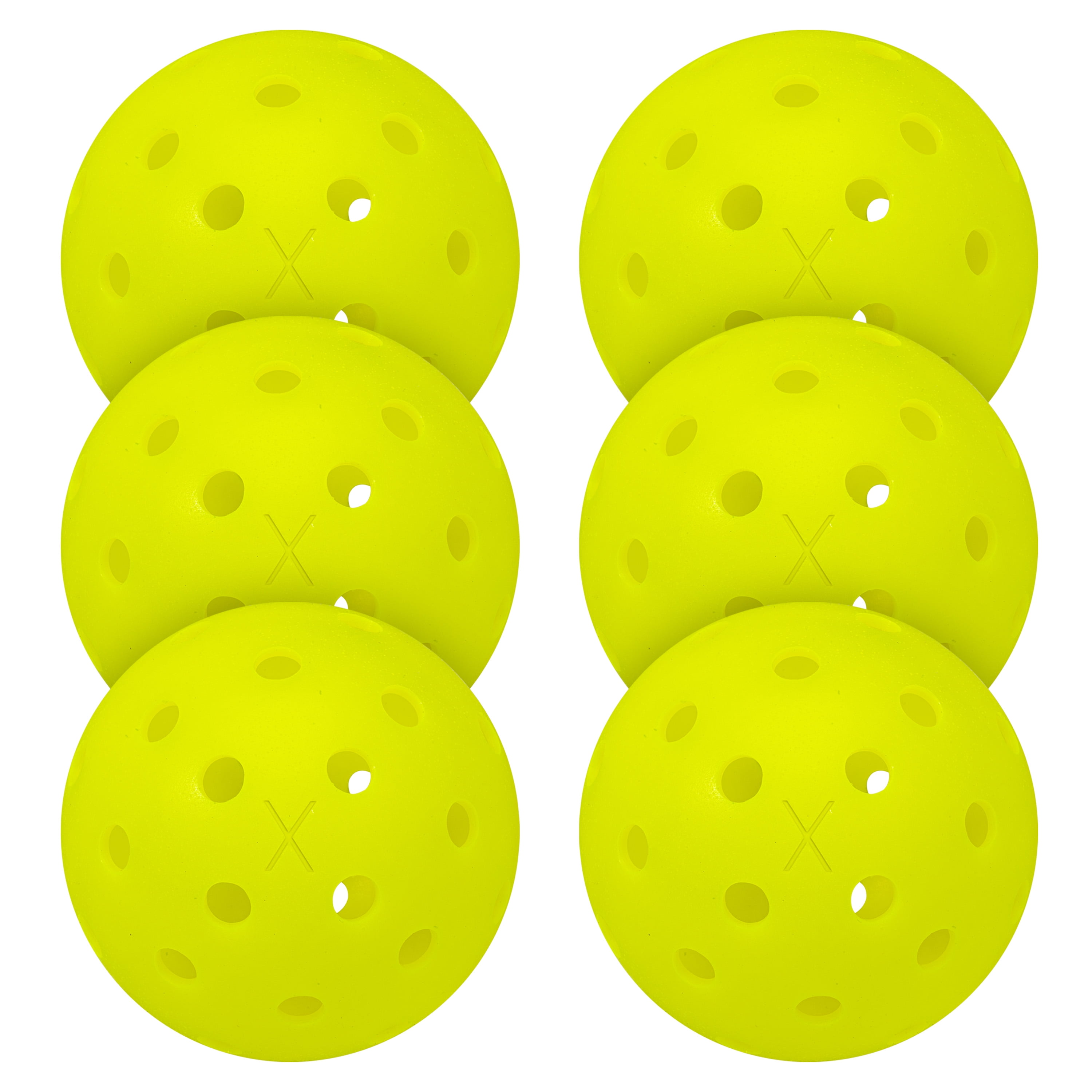 Outdoor X-40 Pickleballs, Yellow