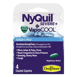 Picture of Nyquil 6066107 Vicks Vapo Cool Cold & Flu Relief&#44; Green - Pack of 6