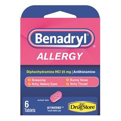 Picture of Benadryl Allergy 6066332 Sinus Relief - 6 Count - Pack of 6
