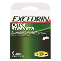 Picture of Excedrin 6066334 Pain Reliever - 6 Count - Pack of 6