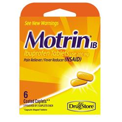 Picture of Motrin IB 6066335 Pain Reliever & Fever Reducer - 6 Count - Pack of 6