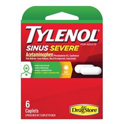Picture of Tylenol 6066105 Multi Symptom Sinus Medicine&#44; White - Pack of 6
