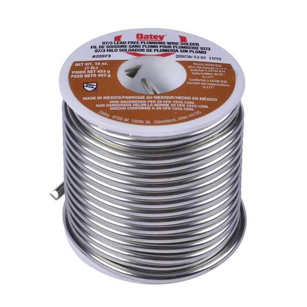 97 Tin & 3 Copper Metal Plumbing Wire Solder