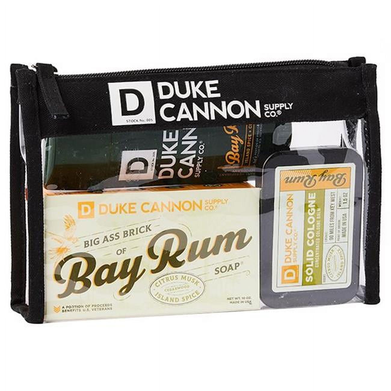 Picture of Duke Cannon 6065162 Bay Rum Travel Kit&#44; Assorted Color - Pack of 3