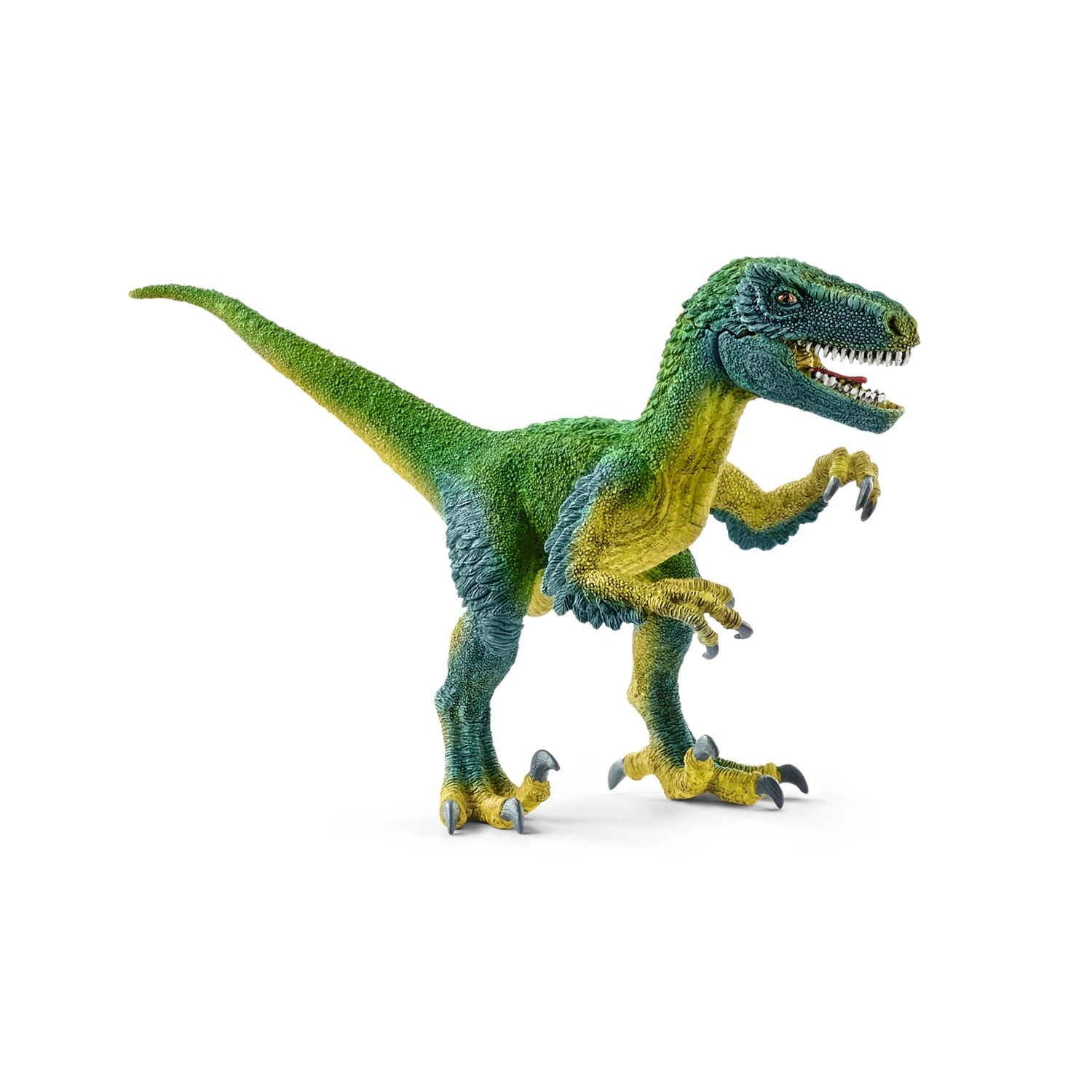 Dinosaurs Velociraptor Toy Plastic, Blue & Green