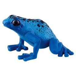 Poison Dart Frog Toy, Blue - Pack of 5