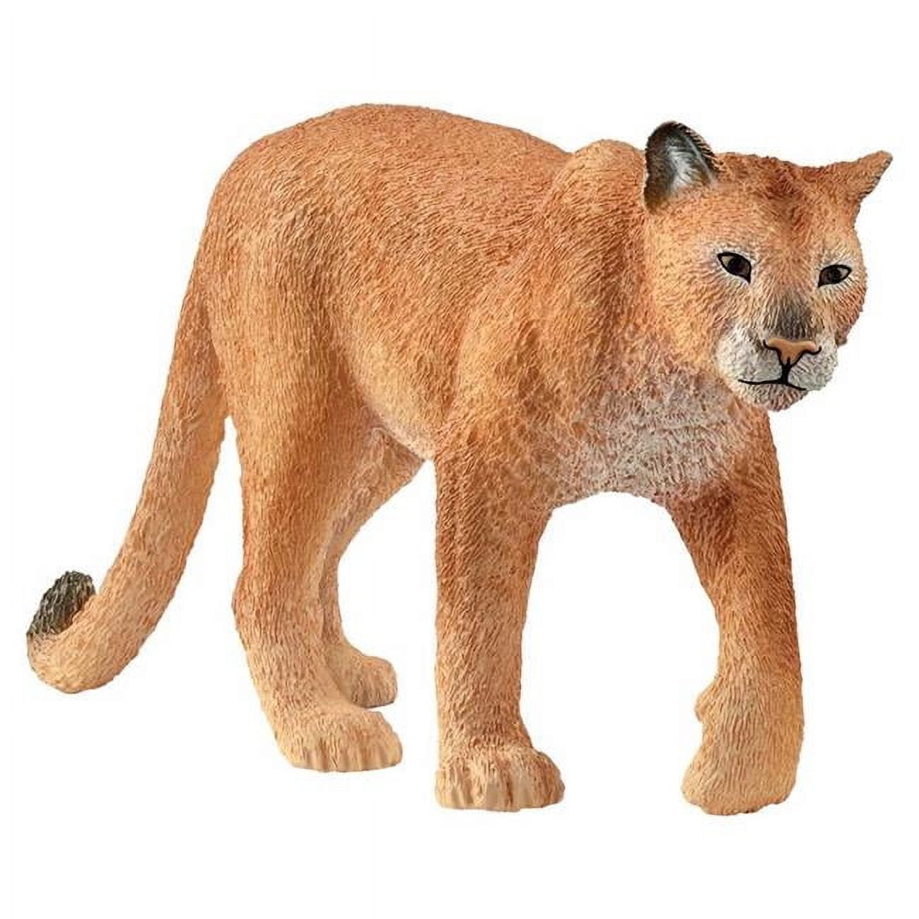 9090371 Cougar Figurine, Brown - Pack of 5
