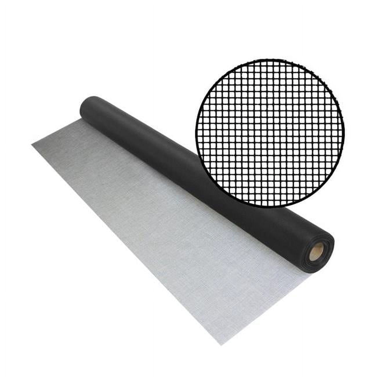48 in. x 100 ft. Better Vue Polyester Insect Screen Cloth, Black