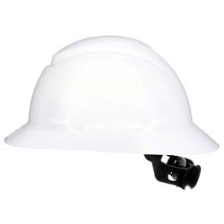Picture of 3M 2032275 Secure Fit 4-Point Ratchet Full Brim Hard Hat&#44; White