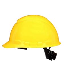 Picture of 3M 2032277 Secure Fit 4-Point Ratchet Cap Style Hard Hat&#44; Yellow