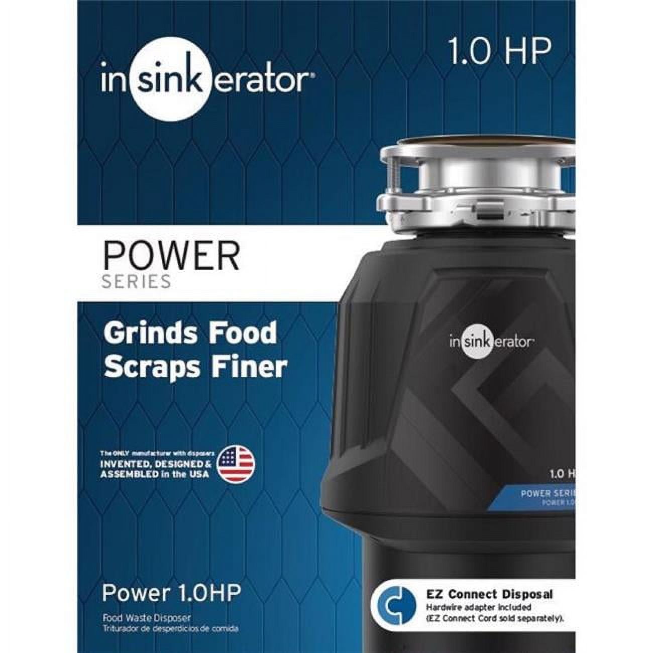 Power 1 HP Continuous Feed Garbage Disposal