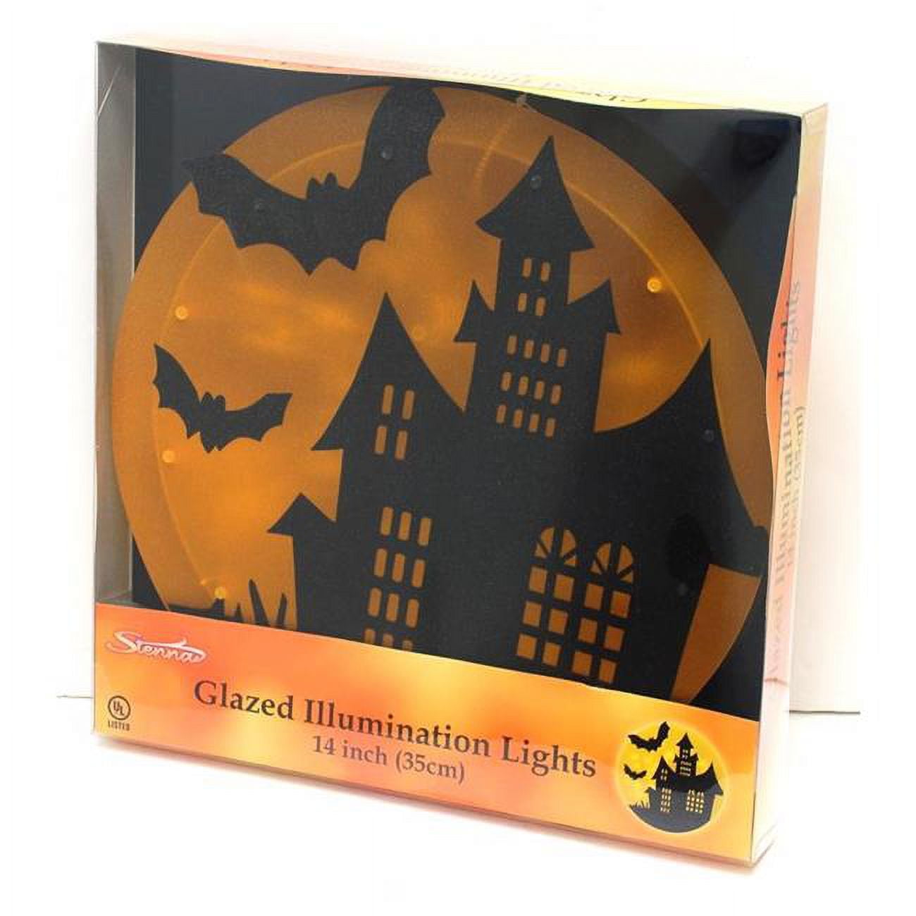 Prelit Lighted Window Halloween Decor