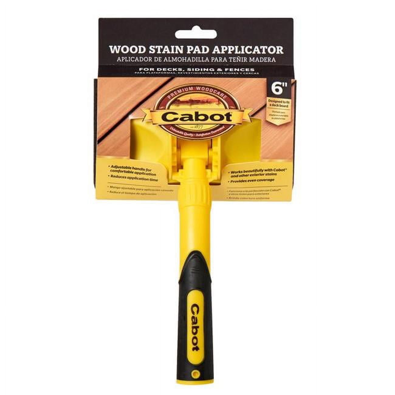 1027116 6 in. Wood Stain Pad for Decks