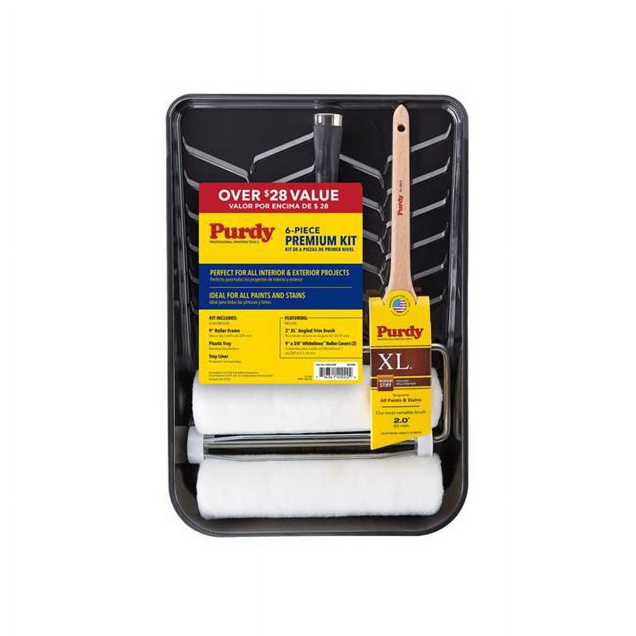 1528850 9 in. Premium Regular Paint Roller Kit - Threaded End