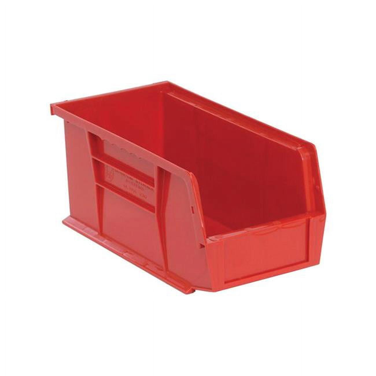 5.5 x 5 in. Tool Storage Bin - Polypropylene 1 Compartment, Red