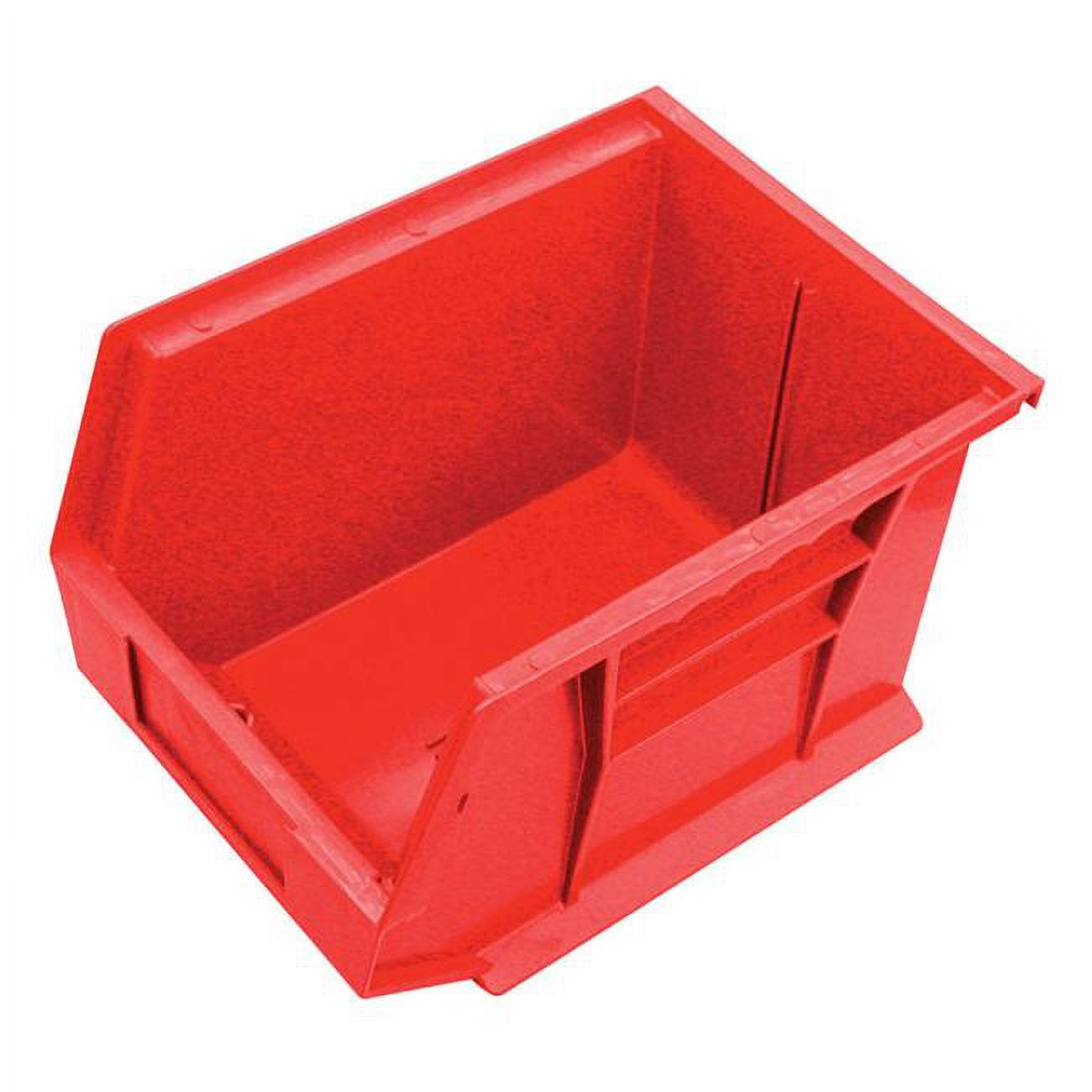 Quantum Storage 27853 8.25 x 6.75 in. Tool Storage Bin - Polypropylene 1 Compartment, Red