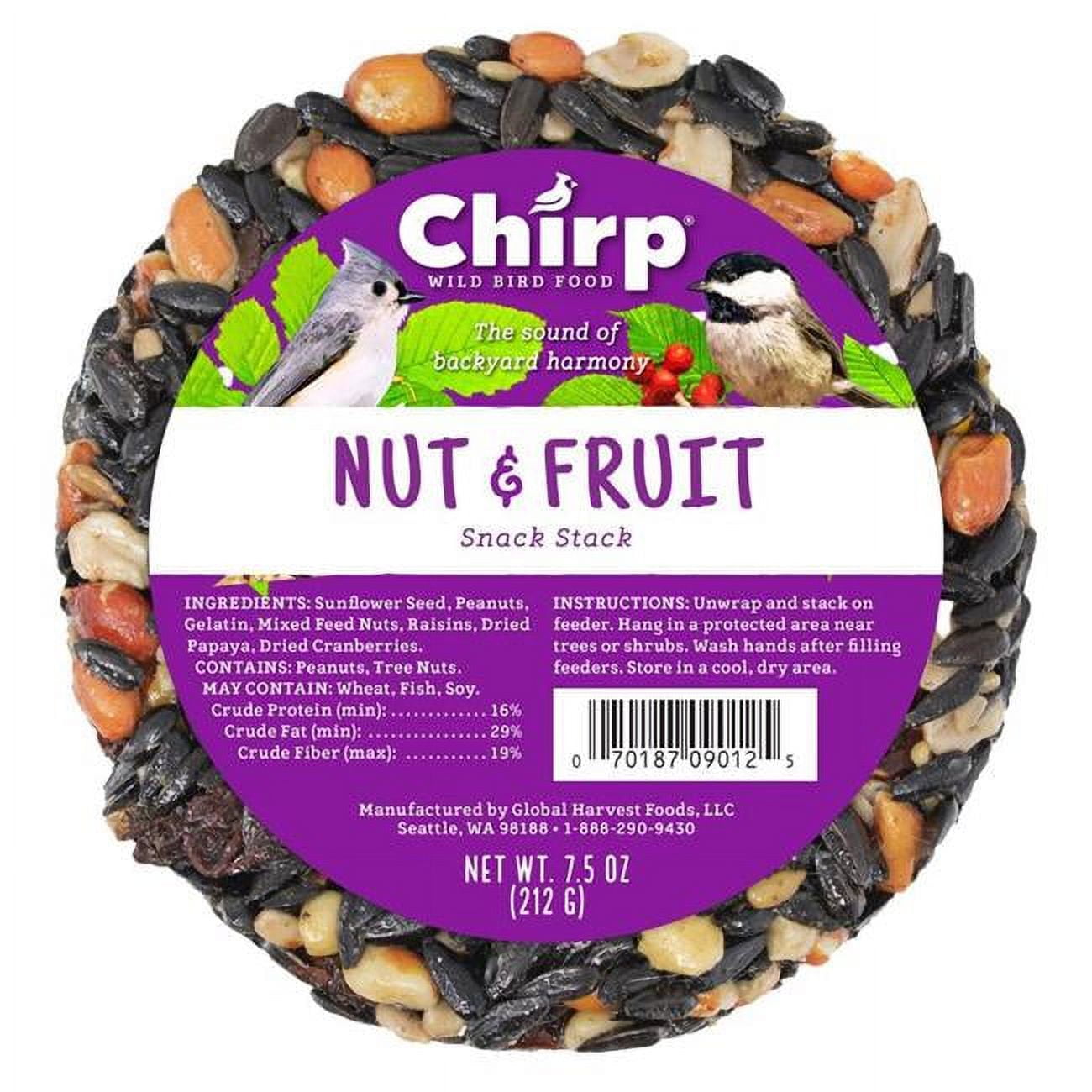 Picture of Chirp 9087765 7.5 oz Fruits & Nuts Wild Bird Food