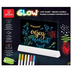 Plastic Glow Light Board , Clear - 27 Piece - Pack of 6