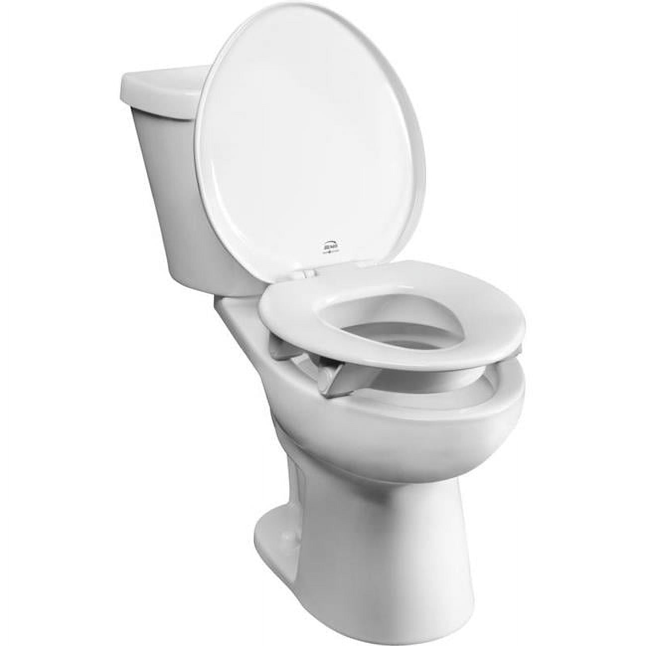Picture of Bemis Independence 4010893 Elongated Plastic Toilet Seat&#44; White - Pack of 2