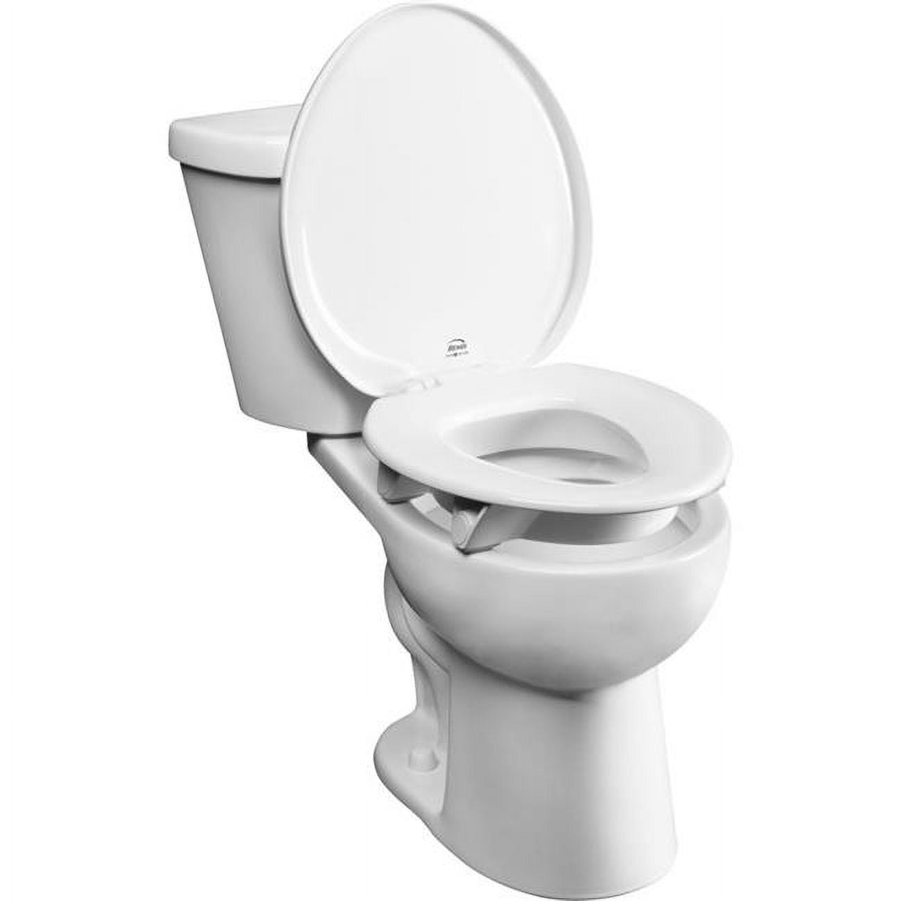Picture of Bemis Independence 4010906 Assurance Round Plastic Toilet Seat&#44; White - Pack of 2