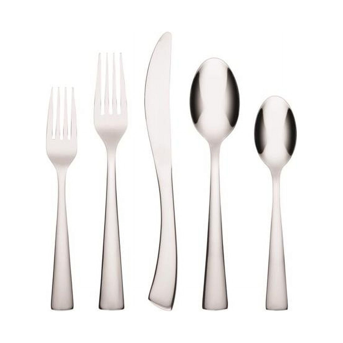 Picture of Cambridge 6068045 Aladin Mirror Stainless Steel Casual Flatware Set&#44; Silver - 20 Piece