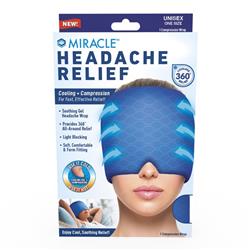 Picture of As Seen on TV 6067313 Miracle Headache Relief Wrap&#44; Blue
